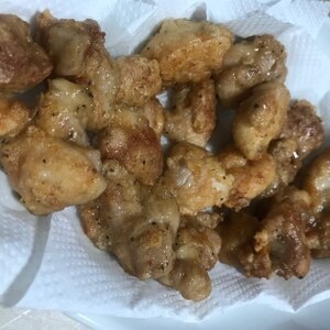 揚げずに揚げ焼き　鶏の唐揚げ